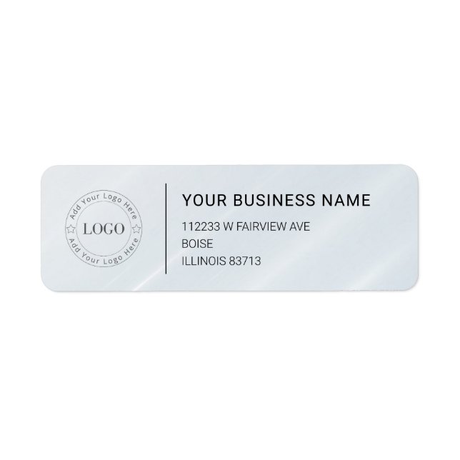 Modern Professional Business Return Address (Devant)