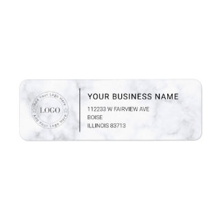 Modern Professional Business Return Address
