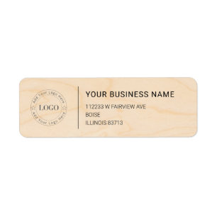 Modern Professional Business Return Address