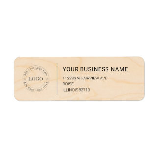Modern Professional Business Return Address