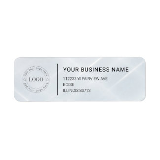 Modern Professional Business Return Address