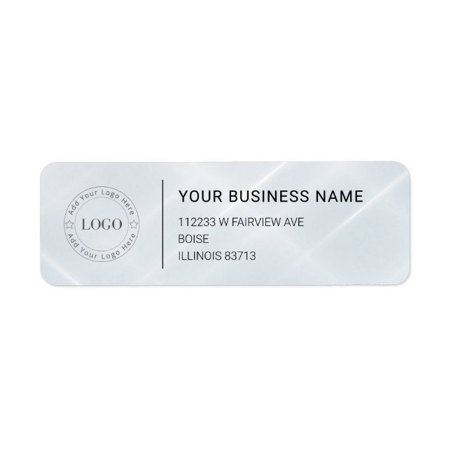 Modern Professional Business Return Address (Devant)