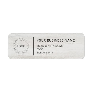Modern Professional Business Return Address