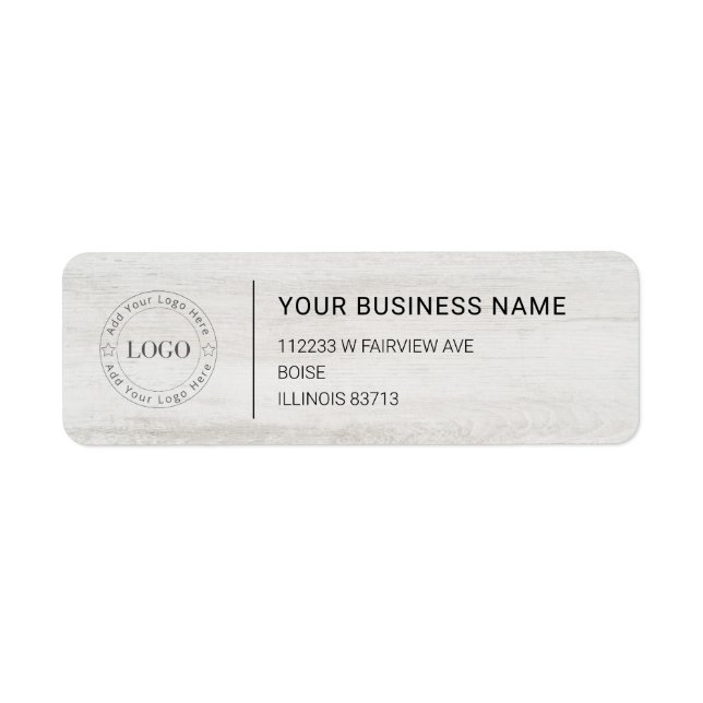 Modern Professional Business Return Address (Devant)