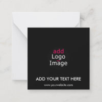 Modern Professional Chic Custom Brand Black