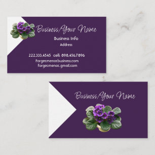 Modern Professional Classic House Plants Nursery Business Card