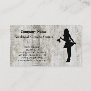 Modern Professional Cleaning Service Business Card