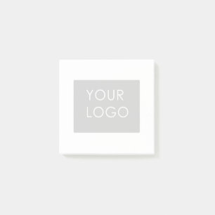 Modern Professional Company Business Logo White  Post-it Notes
