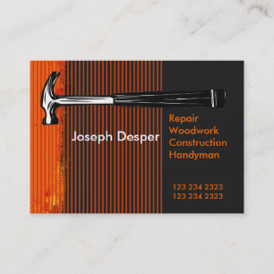 Modern Professional Construction Mr.Handyman Business Card
