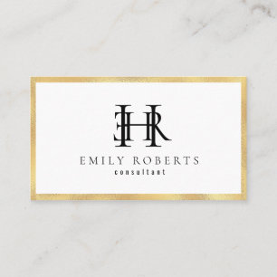 modern professional consultant business card