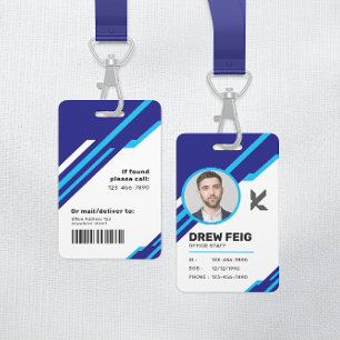 Modern Professional Corporate Employee ID Badge