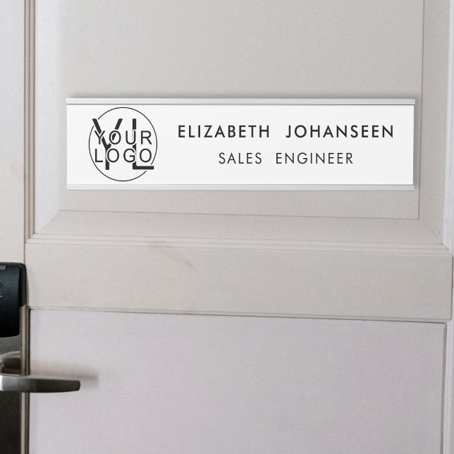 Modern Professional Corporate Logo, Name and Title Door Sign (Creator Uploaded)