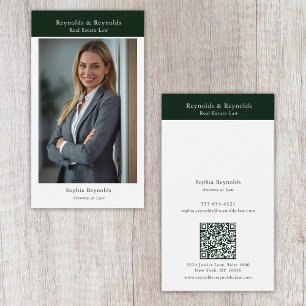 Modern Professional Corporate Networking Photo Business Card