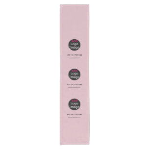 Modern Professional Custom Business Dusty Pink Short Table Runner