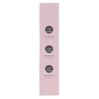Modern Professional Custom Business Dusty Pink Short Table Runner