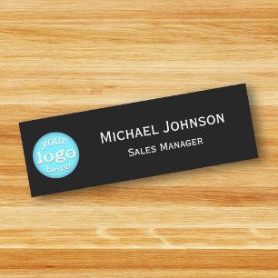Modern Professional Custom Business Logo Employee Name Tag