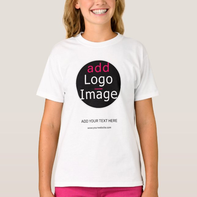 Modern Professional Customizable Branding T-Shirt (Front)
