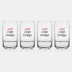 Modern Professional Customizable Business Chic  Can Glass
