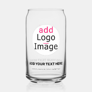 Modern Professional Customizable Business Chic Can Glass
