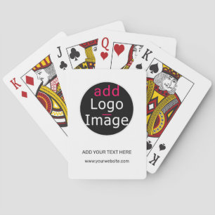 Modern Professional Customizable Business  Playing Cards