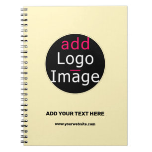 Modern Professional Customizable Business Vanilla  Notebook