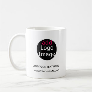 Modern Professional Customizable Business White Coffee Mug