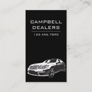 Modern Professional Dealership Auto Sale Business Card