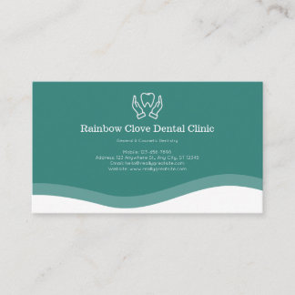 Modern Professional Dental Appointment Business Card