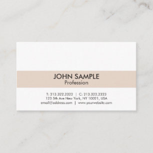 Modern Professional Elegant Color Simple Design Business Card