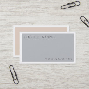 Modern Professional Elegant Colours Trendy Design Business Card