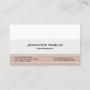 Modern Professional Elegant Create Your Own Business Card