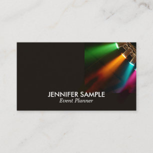 Modern Professional Elegant Event Planner Business Card
