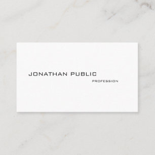 Modern Professional Elegant Simple Cool Minimalist Business Card