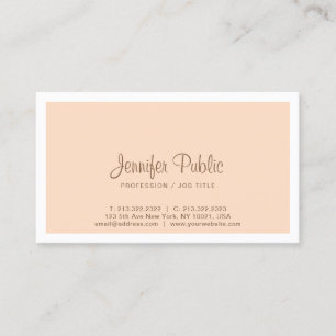 Modern Professional Elegant Trendy Colour Design Business Card