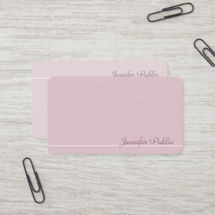 Modern Professional Elegant Trendy Matte Business Card