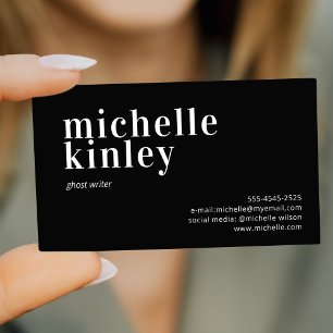 Modern professional elegant trendy networking business card