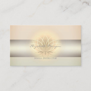 Modern Professional Girly Charming,Lotus Business Card
