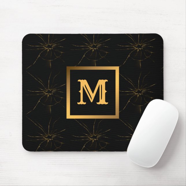 Modern Professional Glass Repair Monogrammed Mouse Pad (With Mouse)
