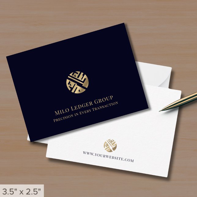 Modern Professional Gold Logo  Card (Creator Uploaded)