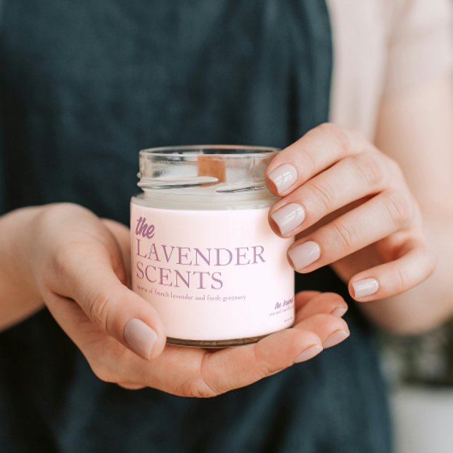Modern & Professional Lavender candle  Sticker (Creator Uploaded)
