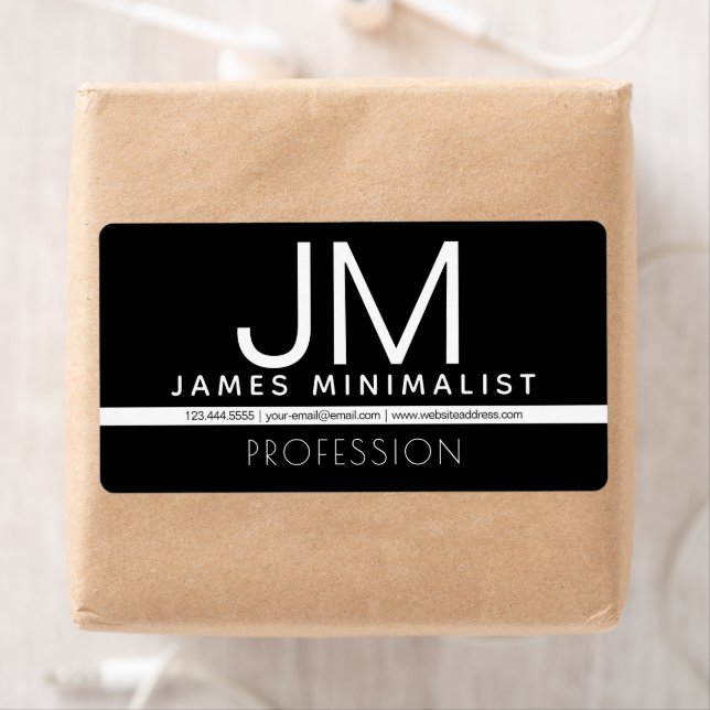 Modern Professional Minimal Design | Black & White (Insitu)