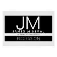 Modern Professional Minimal Design | Black & White