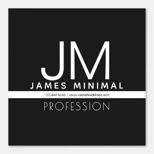 Modern Professional Minimal Design Black & White Wallpaper