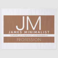 Modern Professional Minimal Design | Brown & White