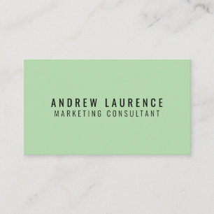Modern Professional Minimalist Executive Generic B Business Card
