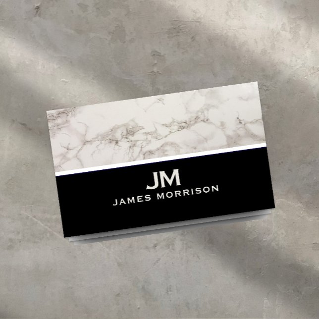 Modern Professional Minimalist Executive Generic B Business Card (Creator Uploaded)