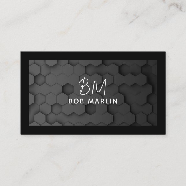 Modern Professional Minimalist Executive Generic Business Card (Front)