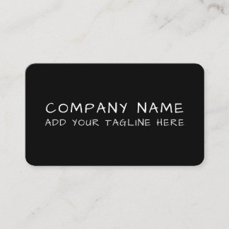 Modern Professional Minimalist Sleek Business Card