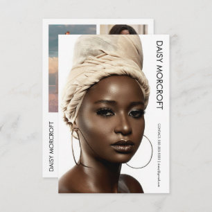 Modern Professional Model Actor Photo comp Card