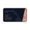 Modern Professional Navy Rose Gold Notary Public
